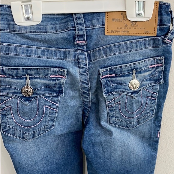 True Religion Skinny toddler girl jeans 5T - Picture 3 of 5